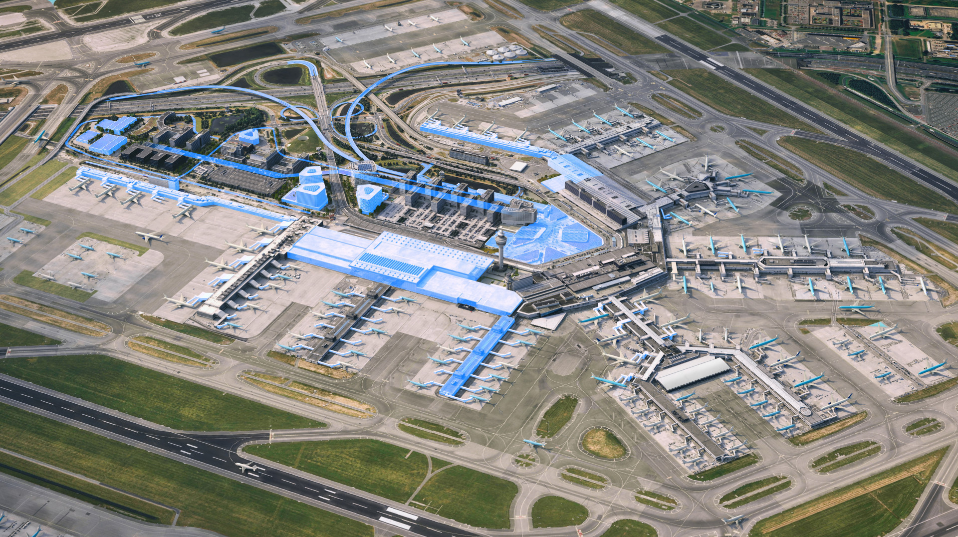 Amsterdam Schiphol reveals €10bn investment plan, complete with new terminal