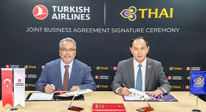 Turkish Airlines and Thai Airways sign new joint business agreement