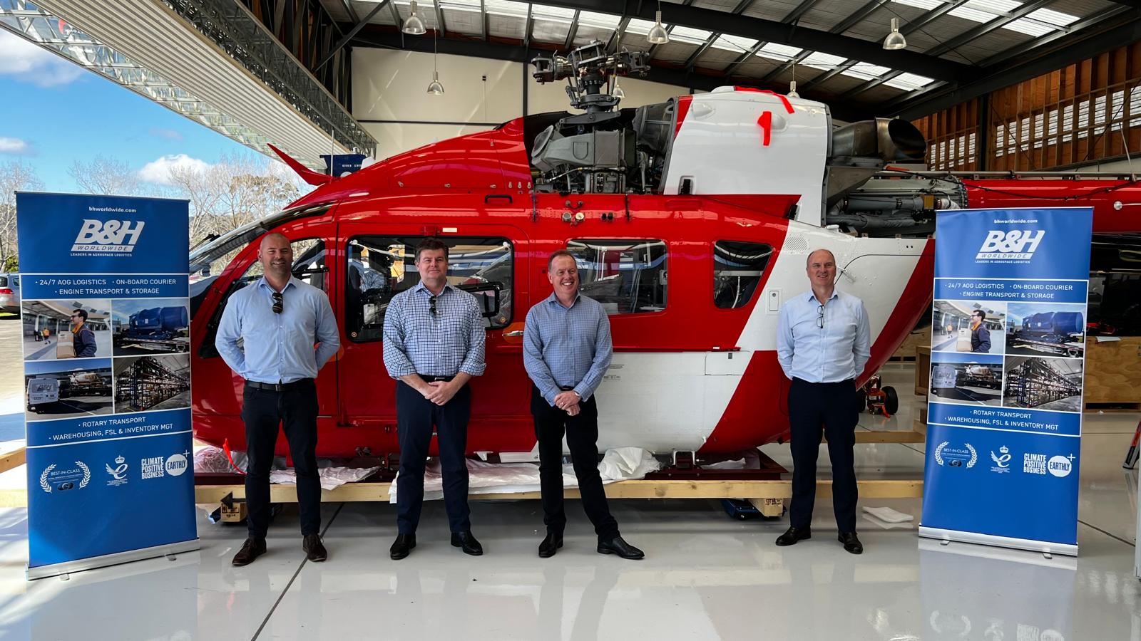 B&H Worldwide delivers H145 helicopter to New Zealand for GCH Aviation