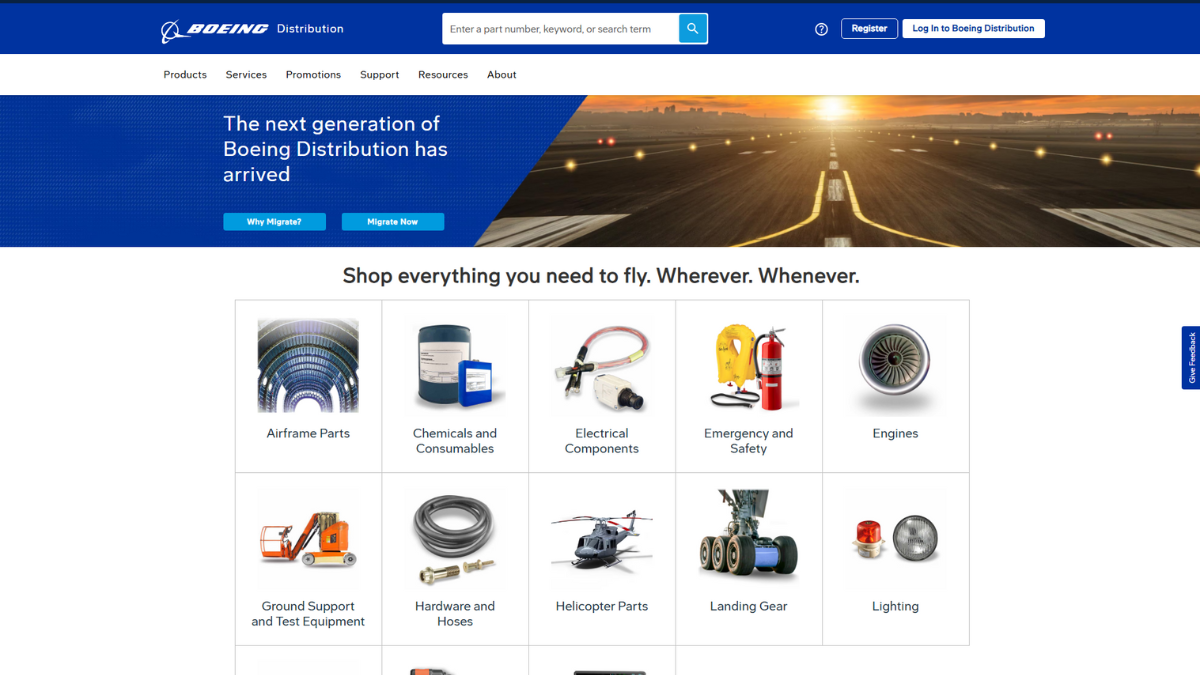 Boeing Distribution launches Amazon-style ecommerce platform