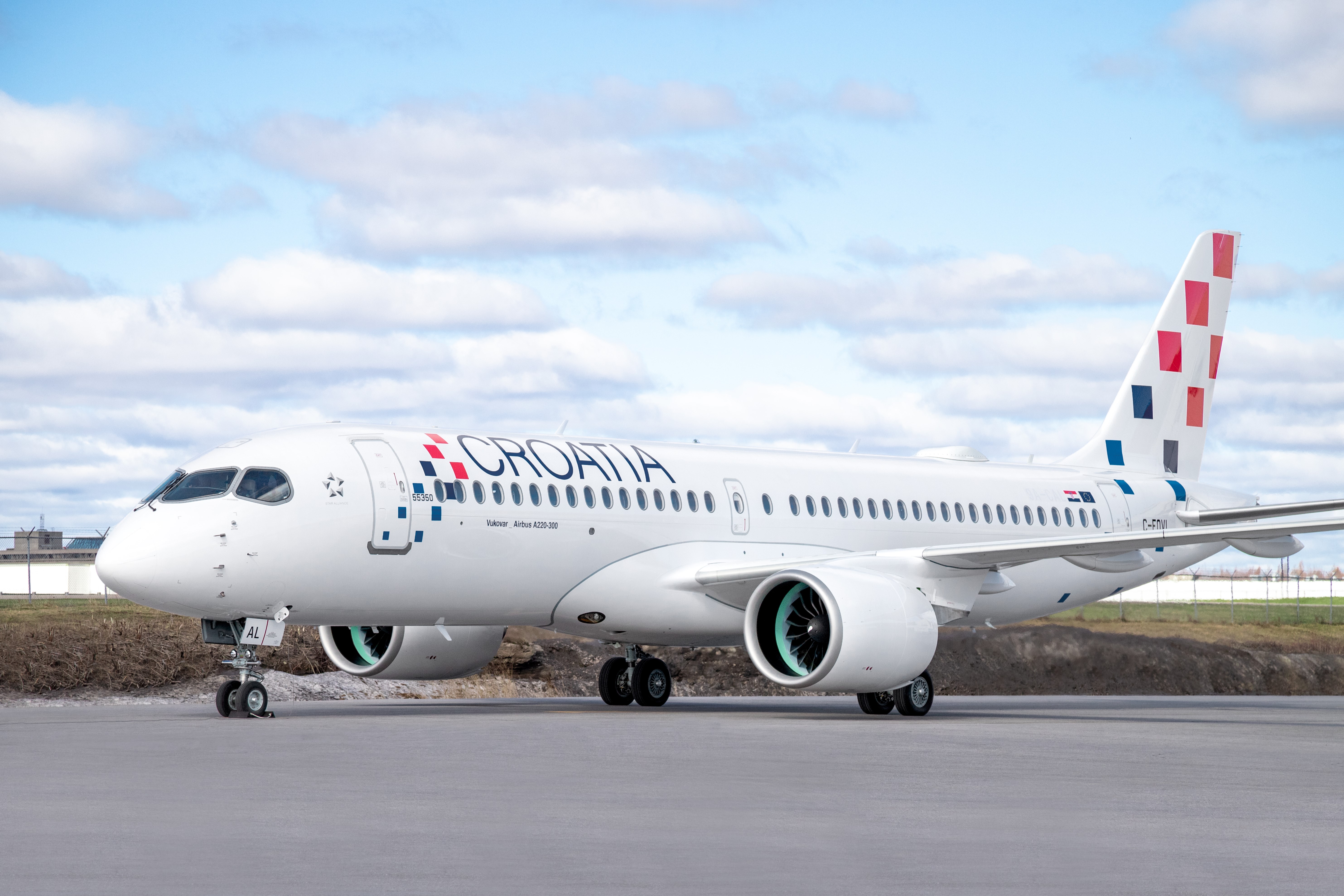 Croatia Airlines takes delivery of third A220