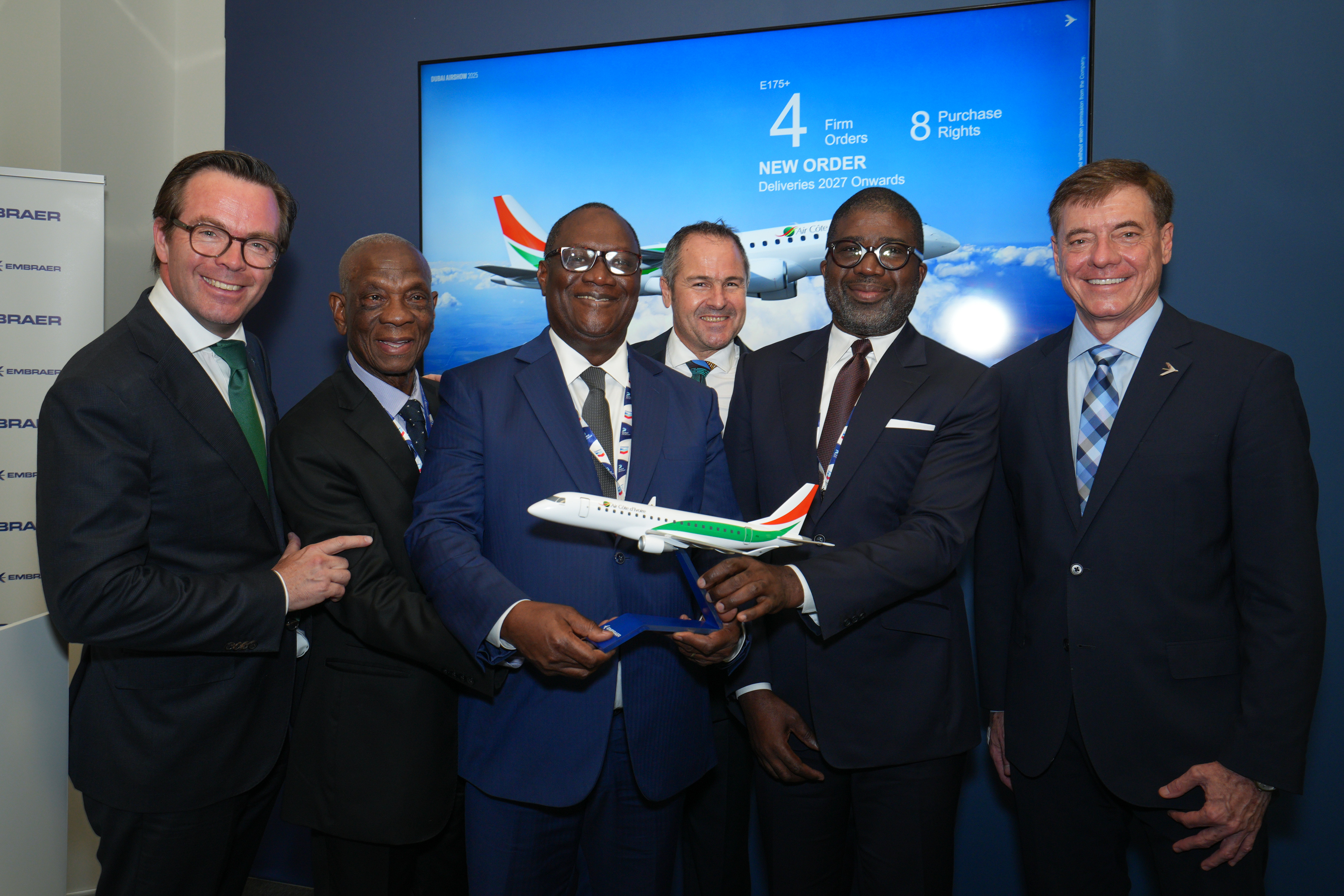 Air Cote d'Ivoire orders four E175s