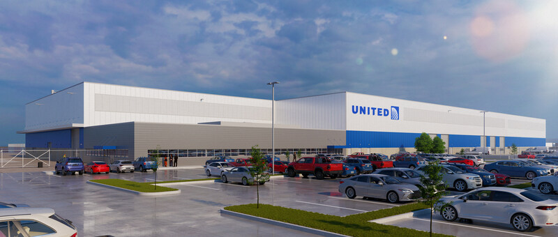 United Airlines breaks ground on new $177 million ground service equipment facility