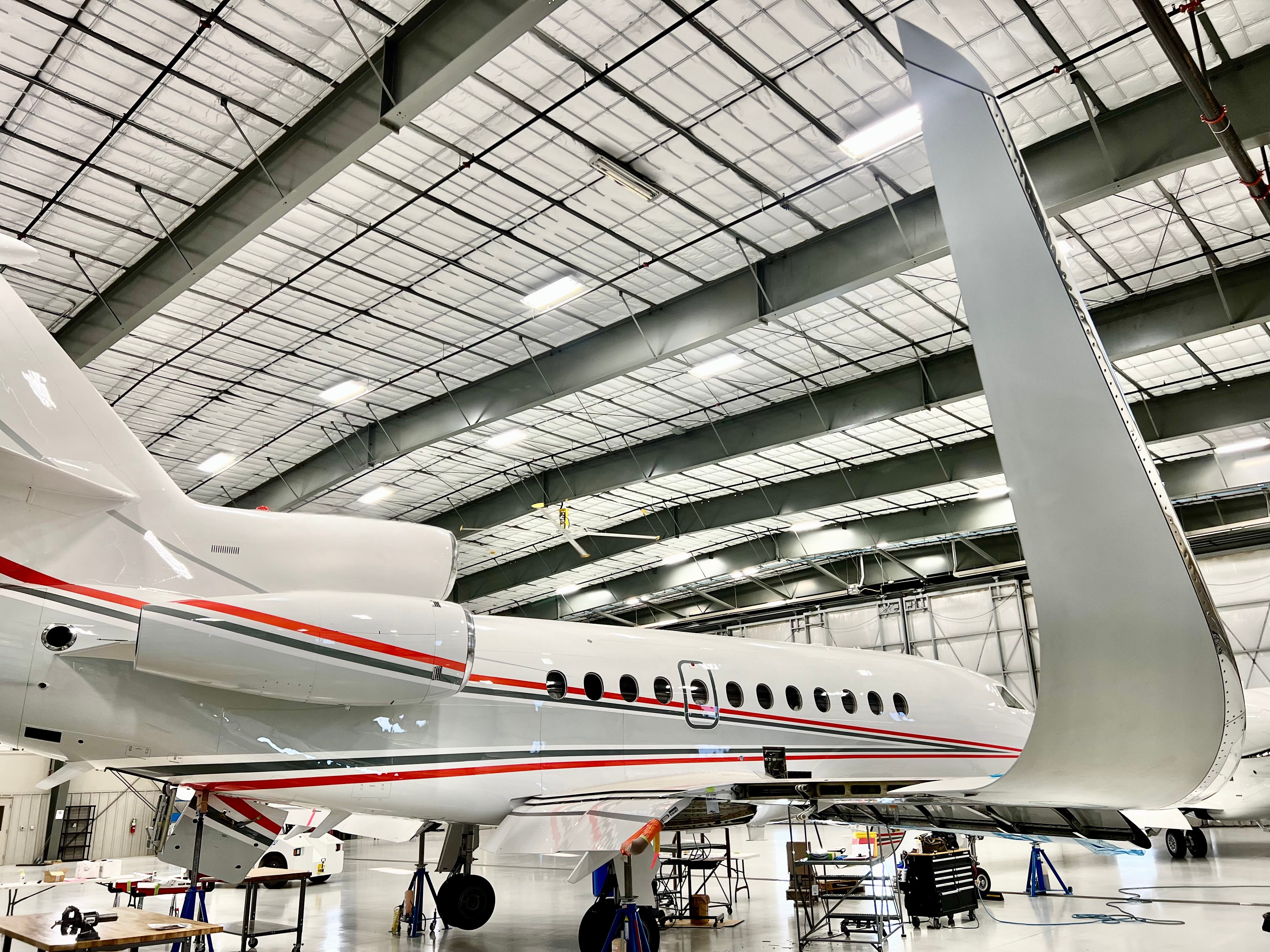 Yingling Aviation completes first winglet installation on Falcon 900