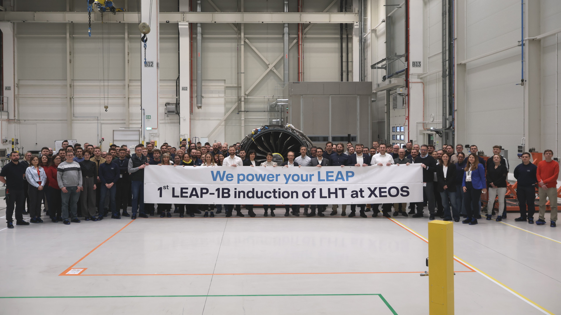 Lufthansa Technik inducts first LEAP engine at XEOS in Poland