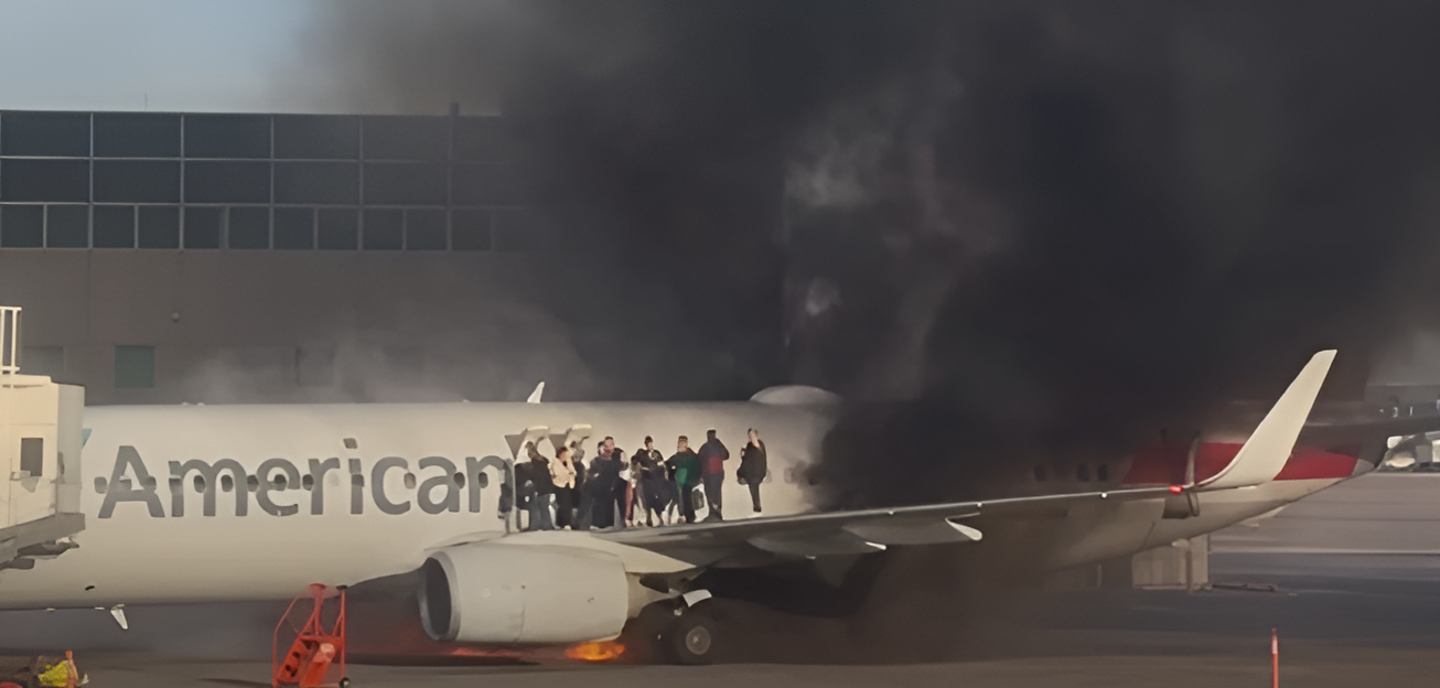 American Airlines engine fire linked to cracked fan blade and incorrect component installation, NTSB report finds