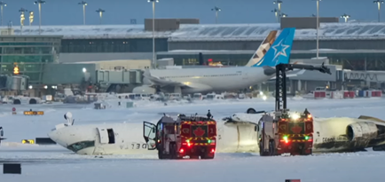 Descent rate warning triggered on Delta Connection flight before it crashed at Toronto Pearson