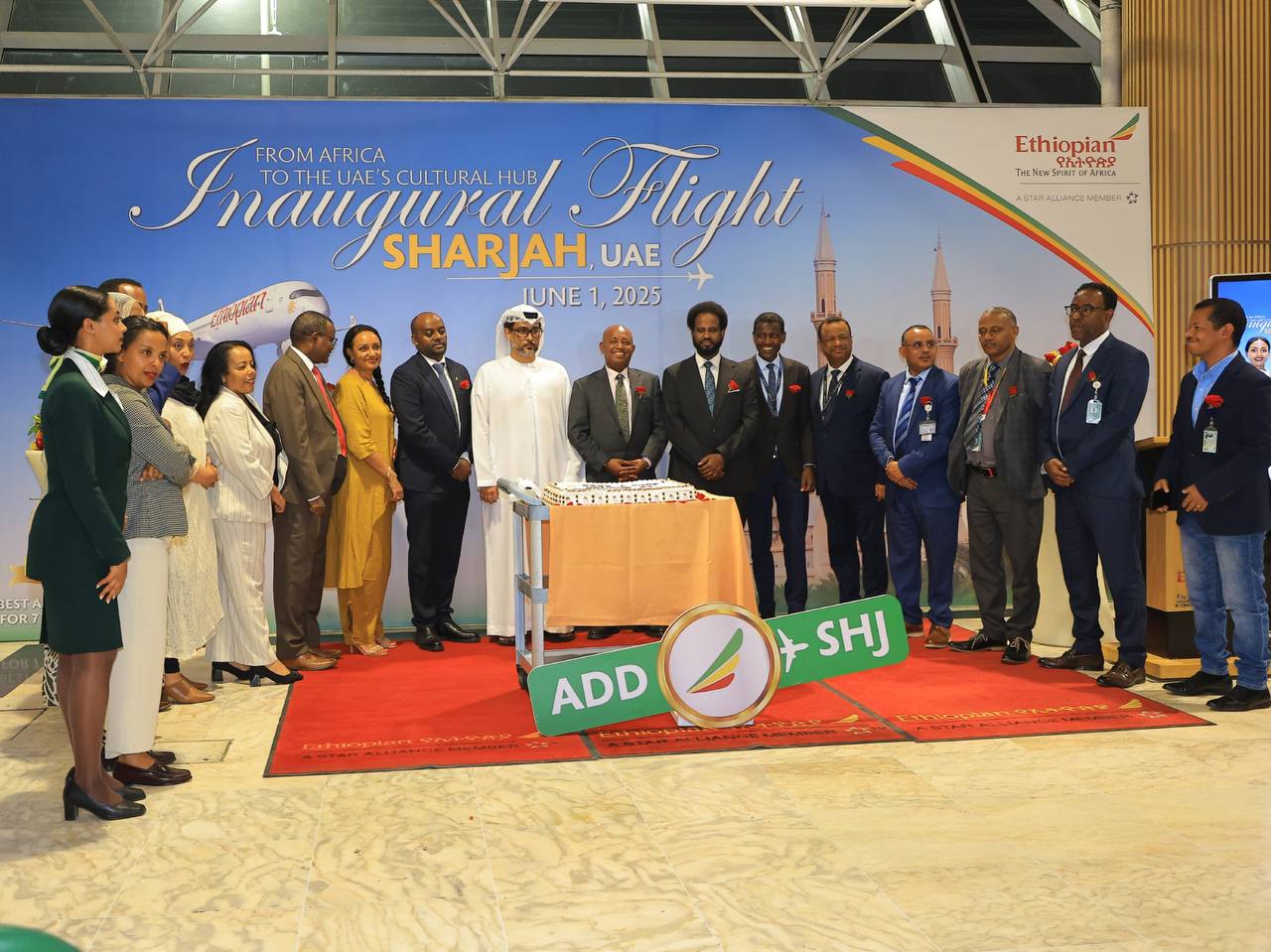 Ethiopian commences a new passenger service to Sharjah