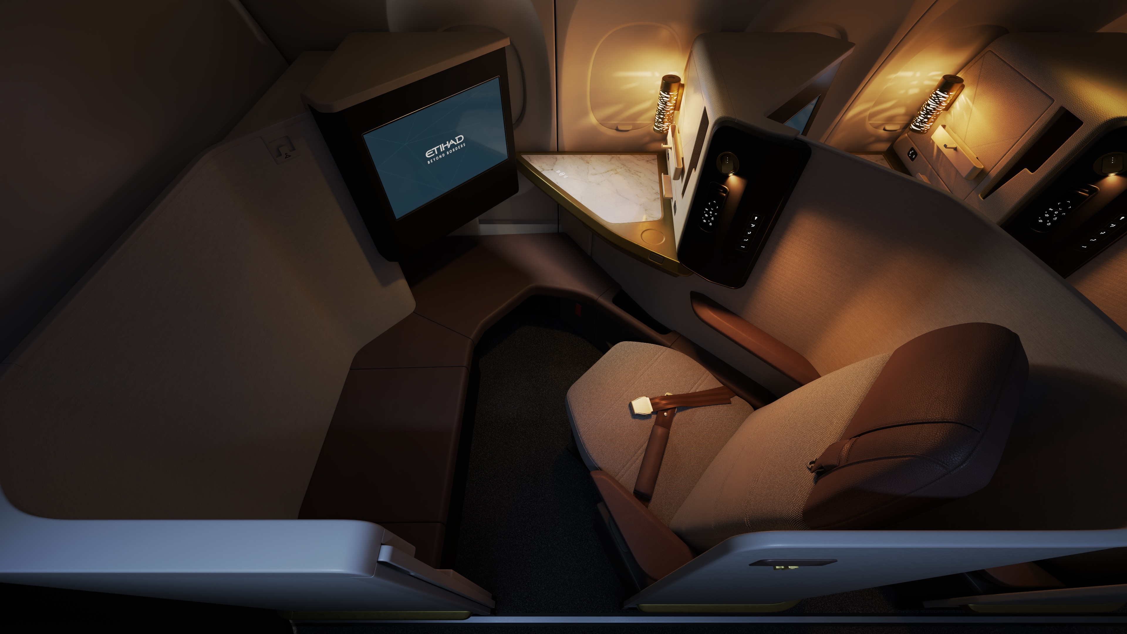 Etihad Airways launches first class on its narrowbody A321LR