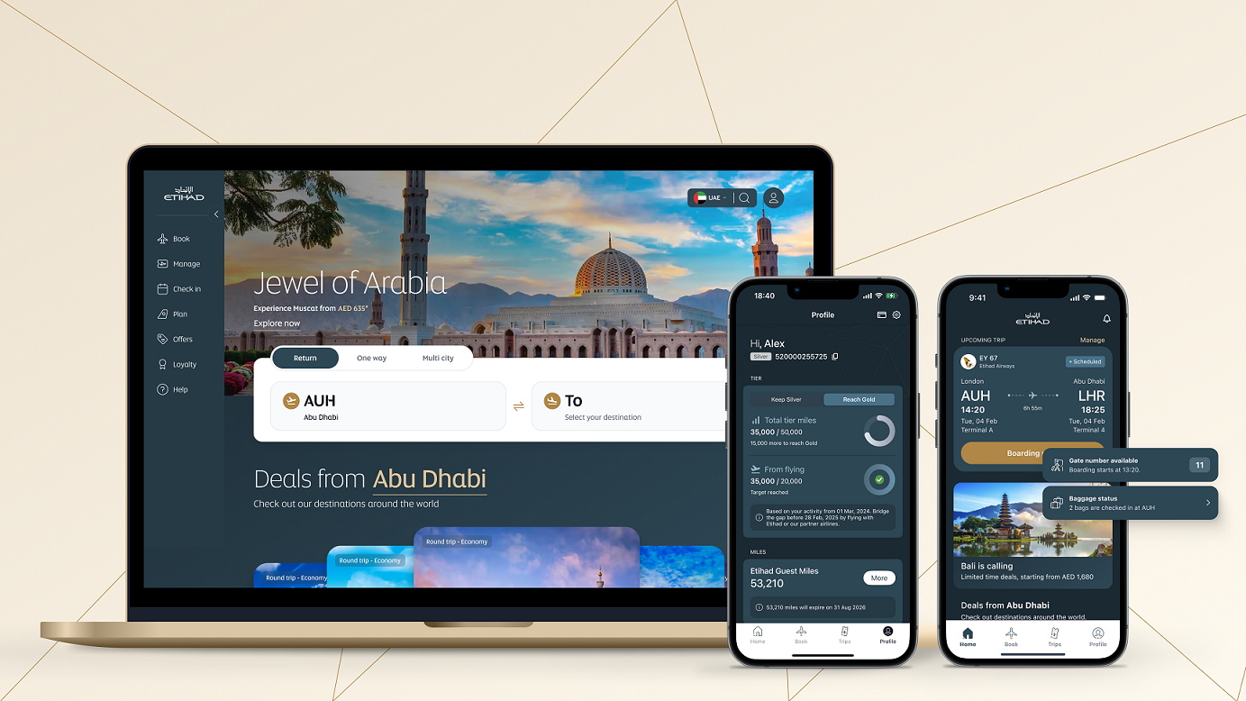 Etihad launches new digital customer experience