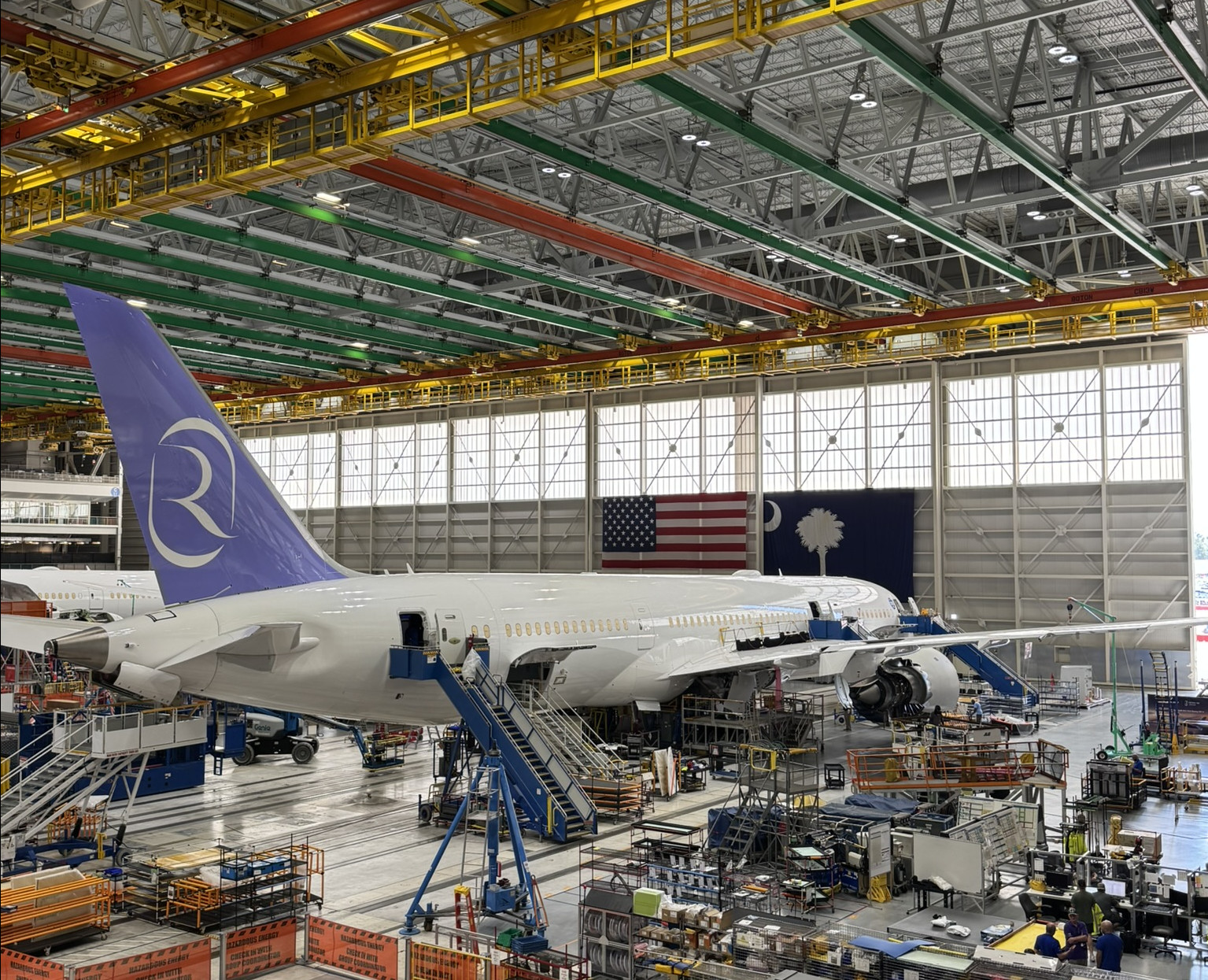 Riyadh Air's first 787-9 aircraft nears completion