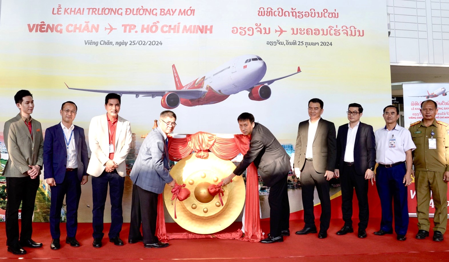 Vietjet commences first nonstop service between Ho Chi Minh and Vientiane