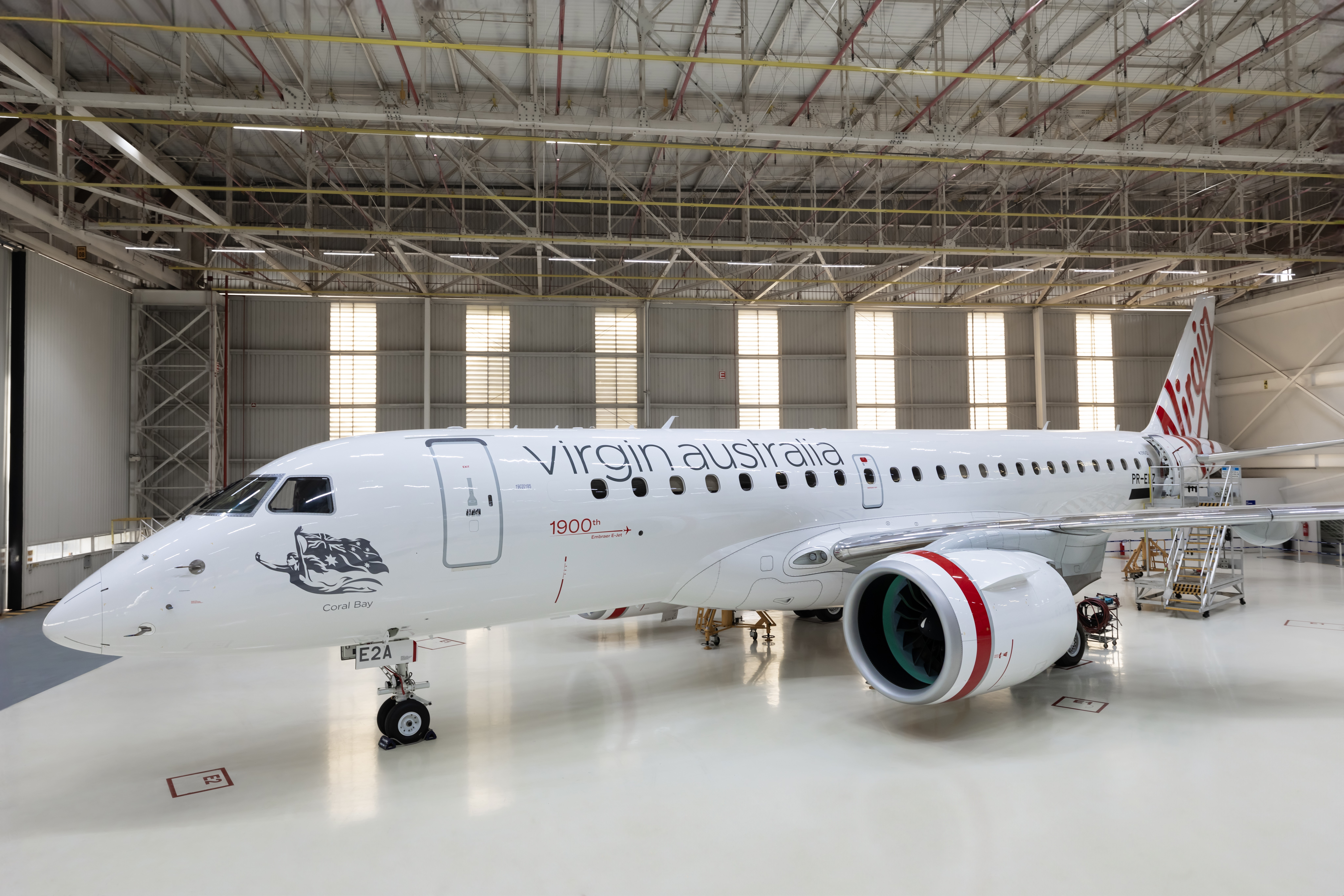 Virgin Australia receives first E190-E2 to Virgin Australia