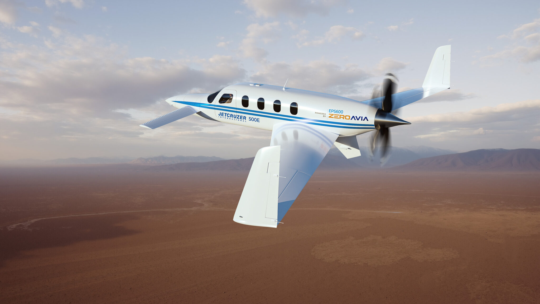ZeroAvia sells first electric propulsion system to Jetcruzer