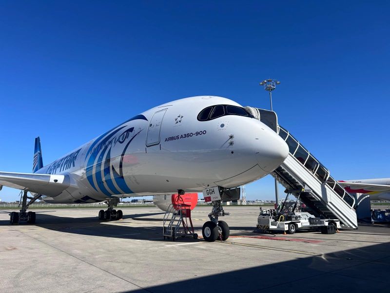 EGYPTAIR receives first A350-900 from Macquarie AirFinance under sale leaseback agreement