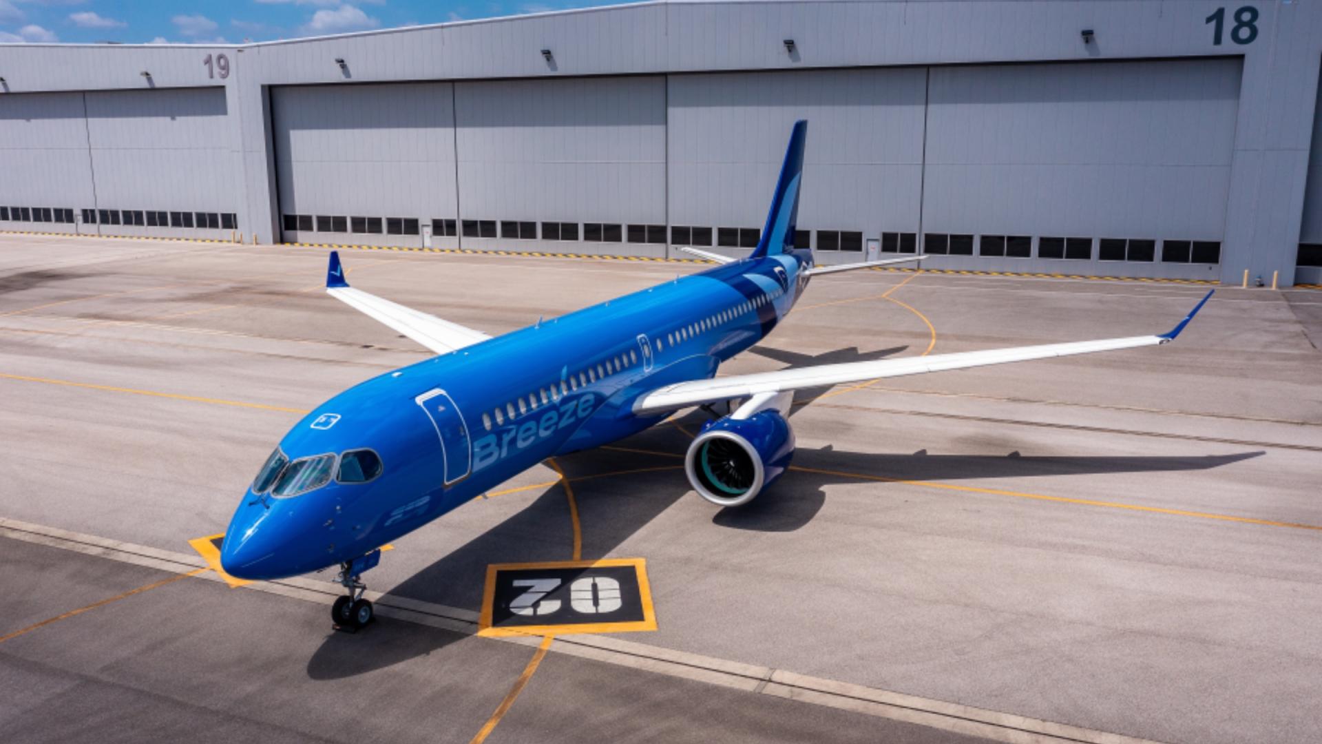 Novus Aviation Capital and PK AirFinance finance three A220 aircraft for Breeze Airways