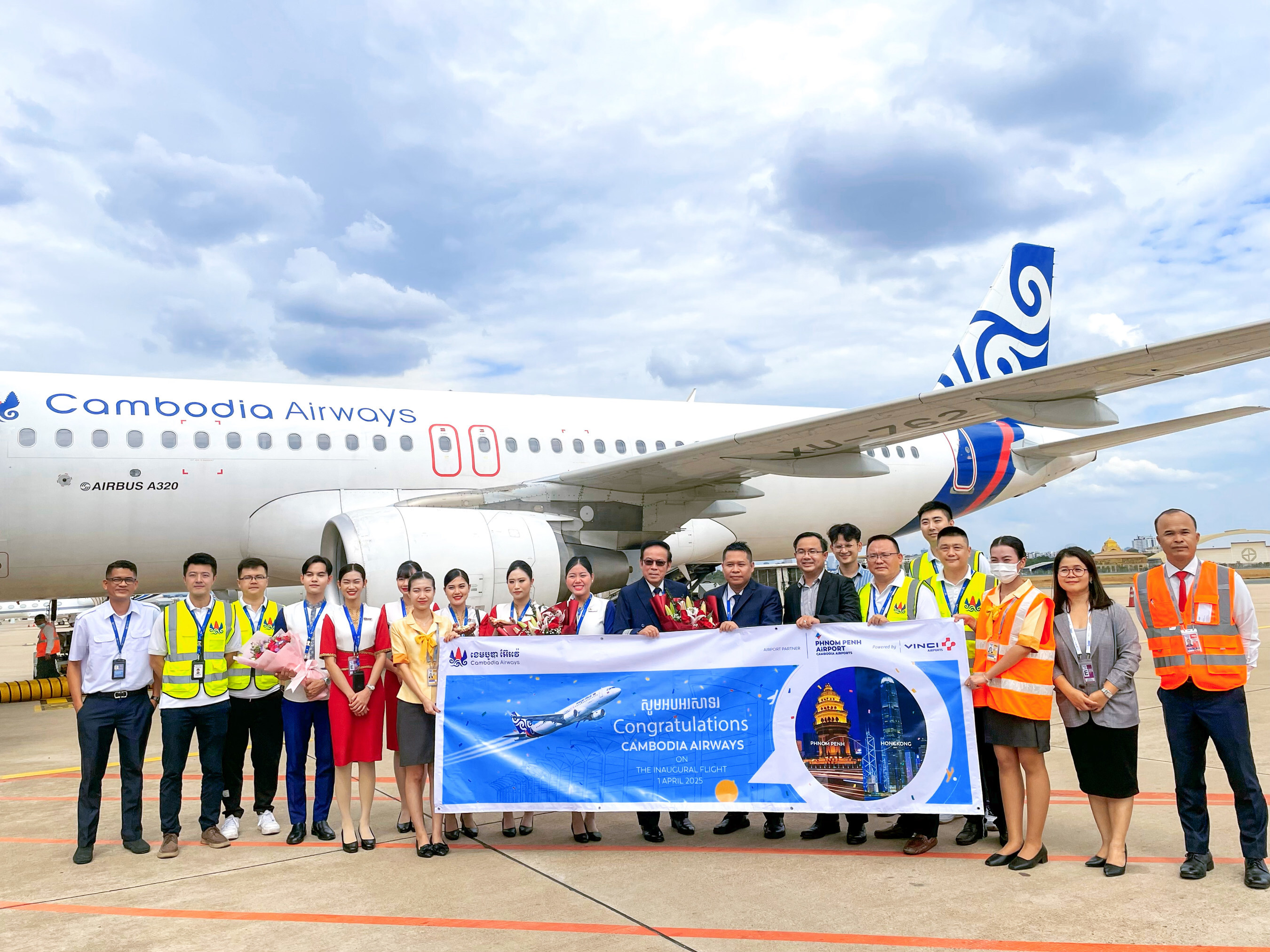 Cambodia Airways launches Phnom Penh-Hong Kong route