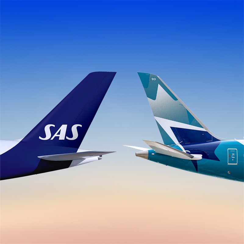 SAS strengthens WestJet partnership with expanded transatlantic cooperation