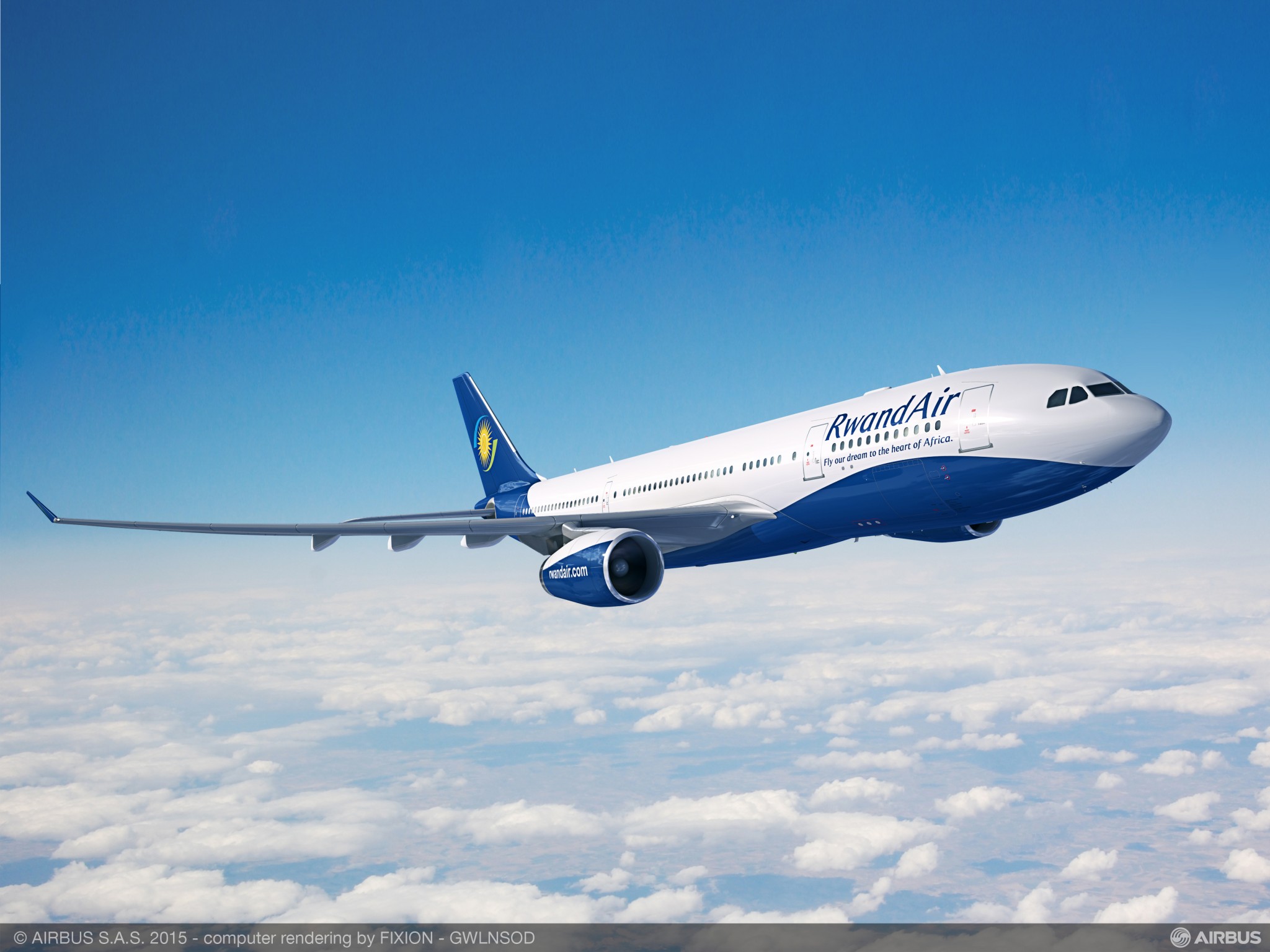 KfW IPEX-Bank in cooperation with PTA Bank finances a wide-body Airbus aircraft for RwandAir