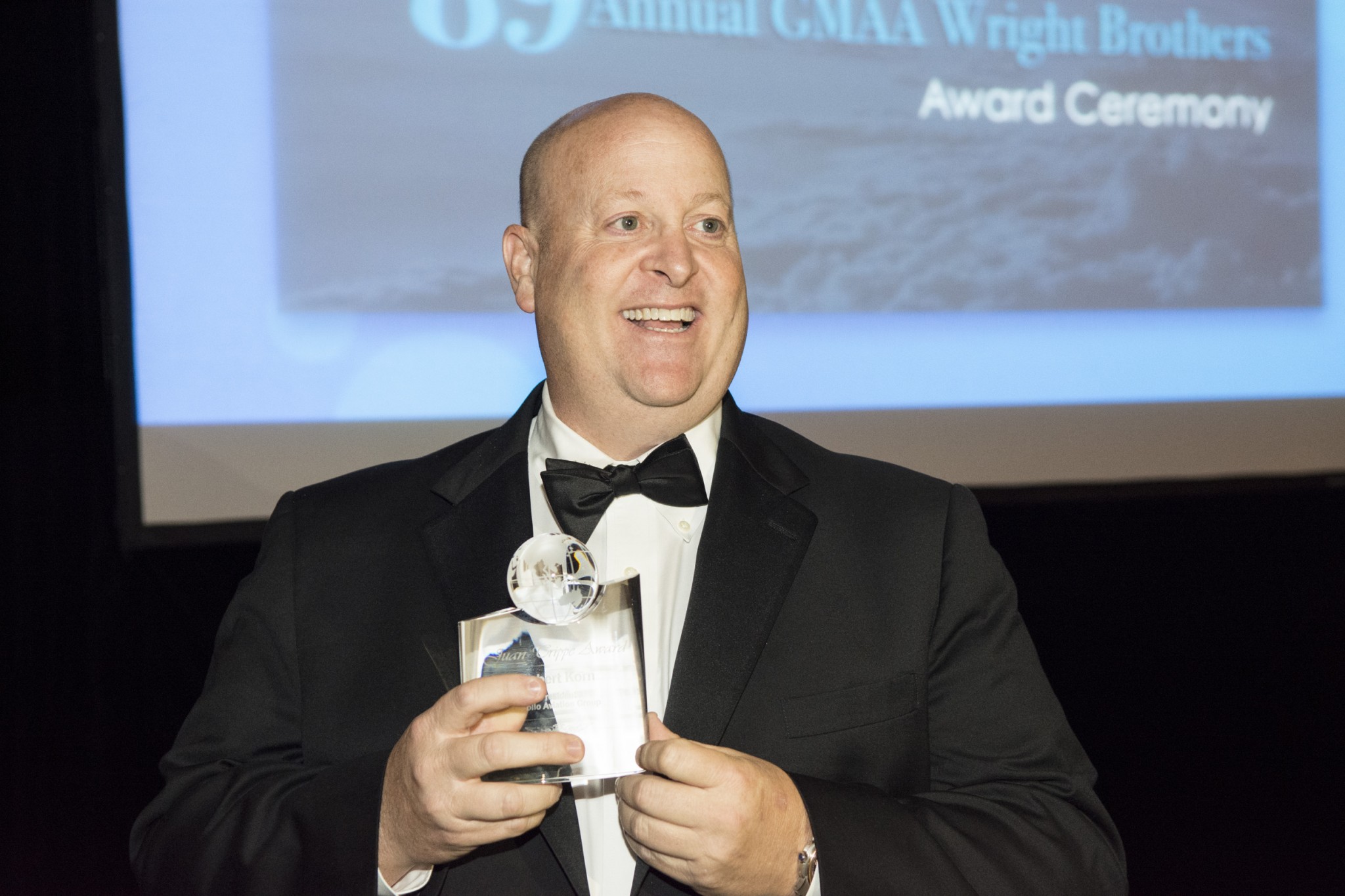 Apollo Aviation president awarded Juan Trippe award by the Greater Miami Aviation Association