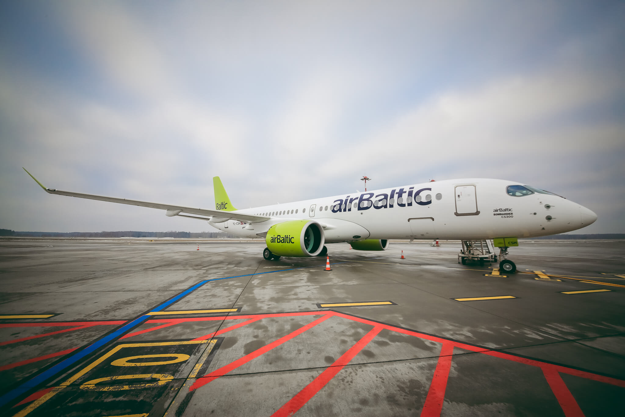 airBaltic Receives First CS300 Aircraft of 2018