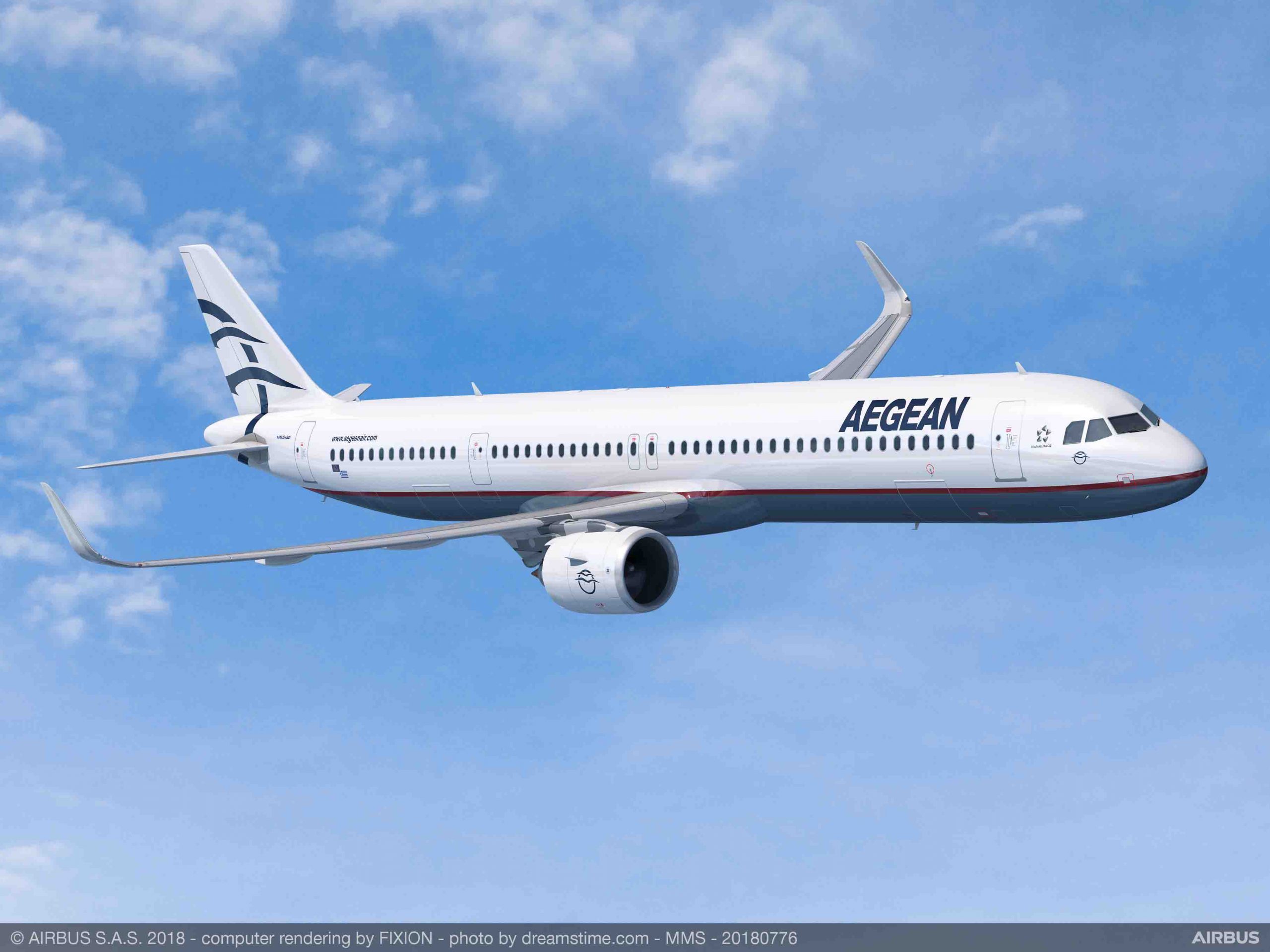 SMBC delivers A321neo to Aegean