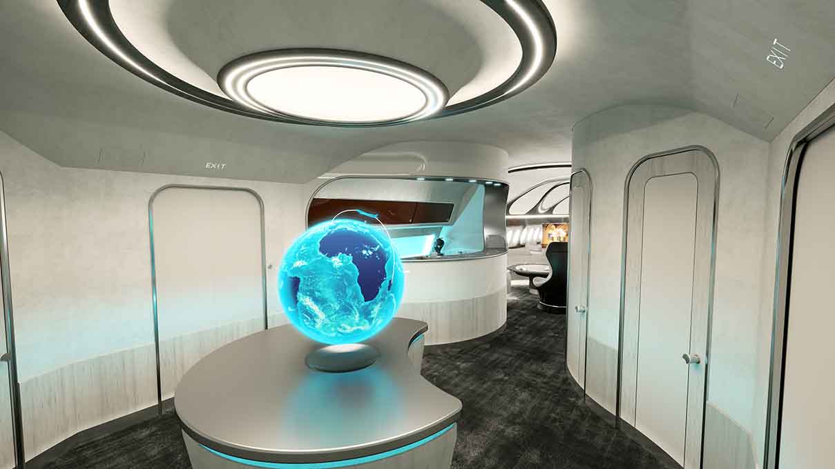 ACJ debuts Harmony cabin concept for VIP widebodies