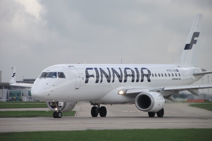 Finnair operates flights using biofuel mix