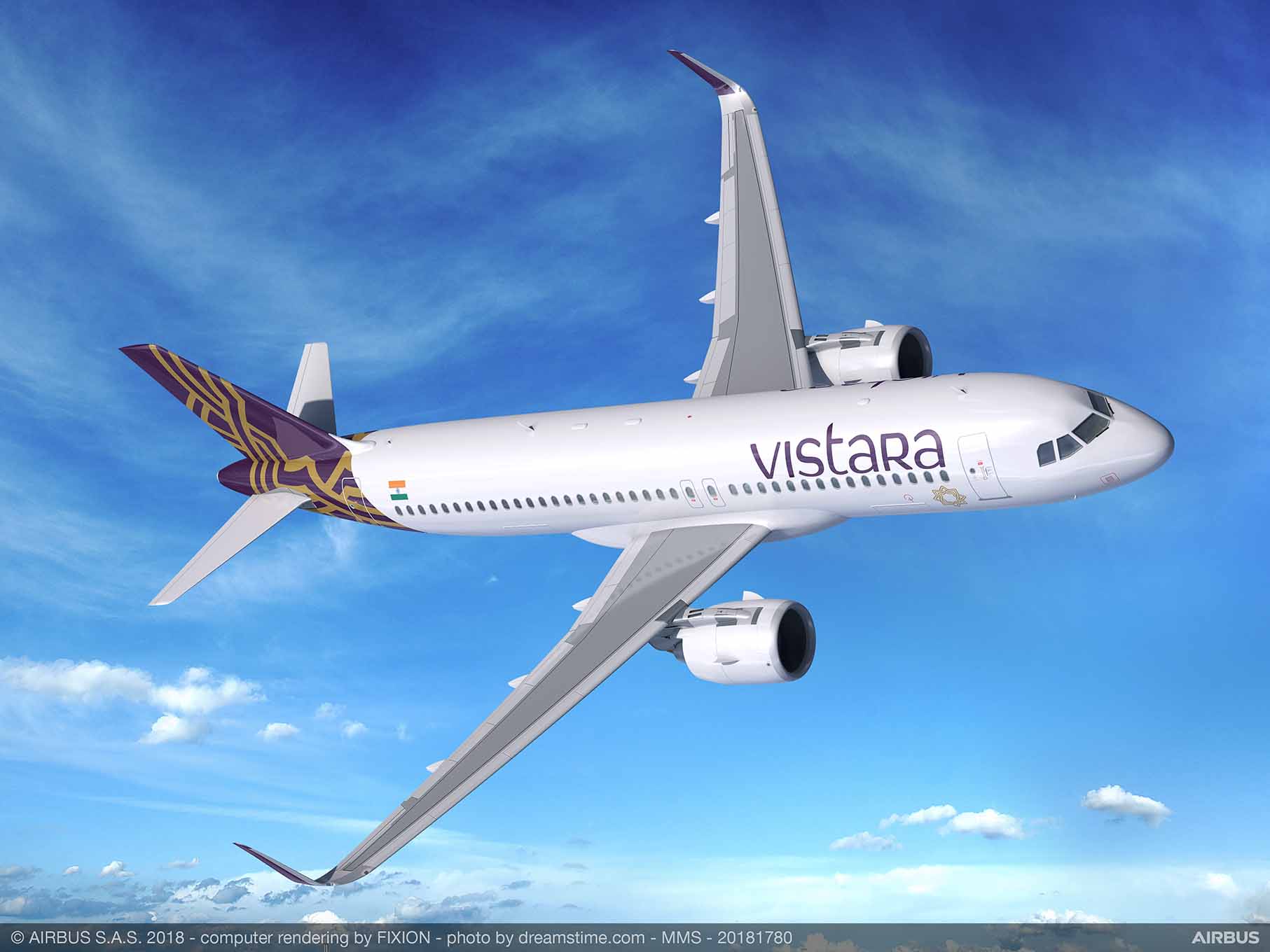 Avolon places 15 A320neos with Vistara