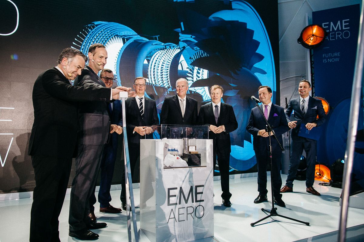 Lufthansa Technik and MTU Aero Engines lay foundation stone for joint MRO shop in Poland