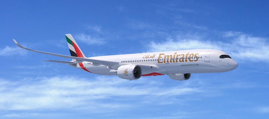 Emirates takes-off to Kabul