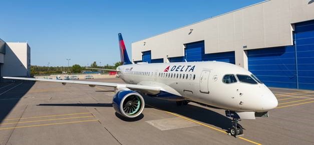 Delta Air Lines A220 makes inaugural flight
