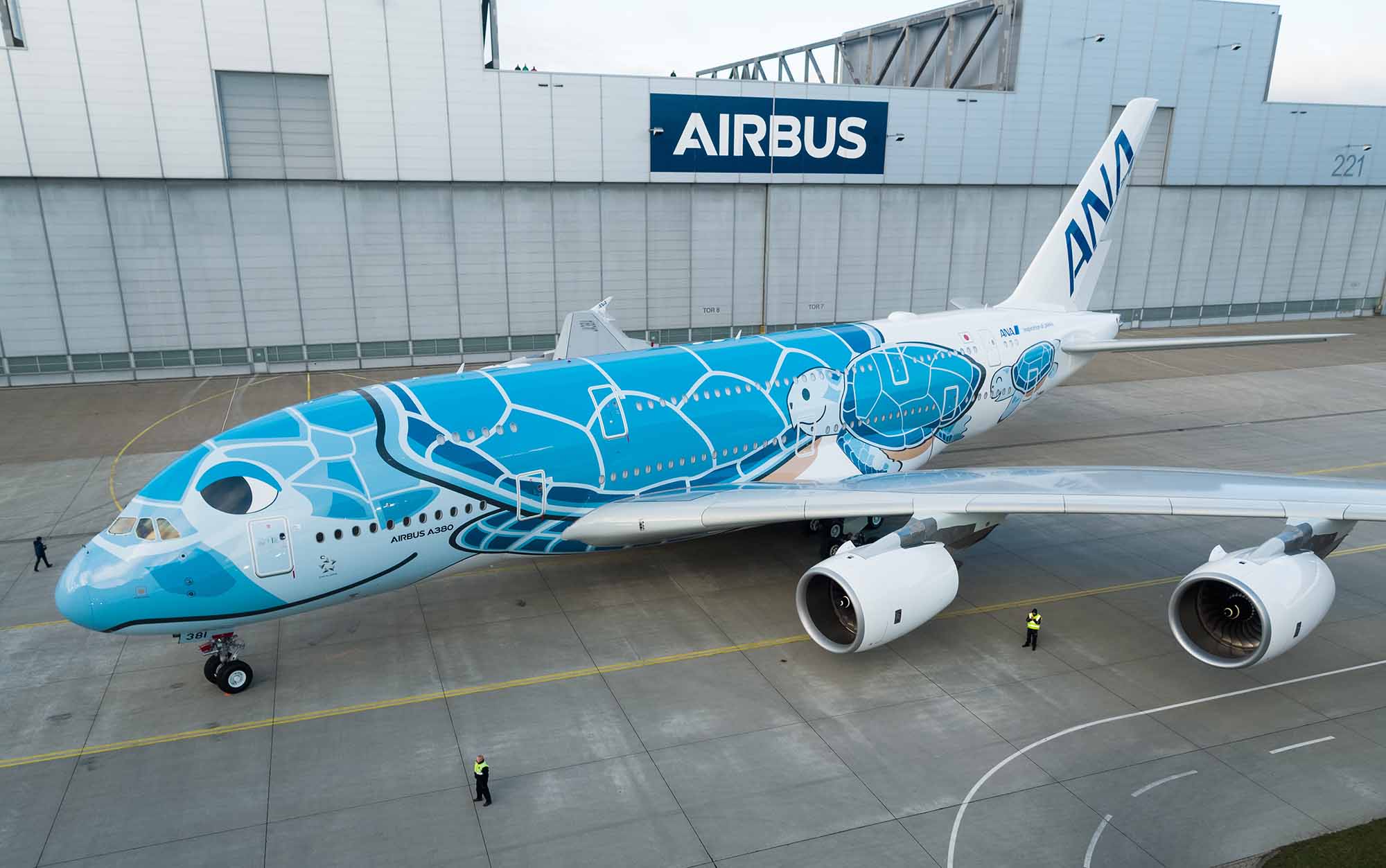 ANA receives first A380 from Airbus