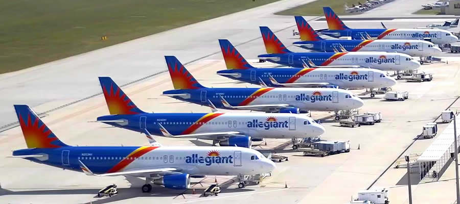 ALC places ten A320s with Allegiant