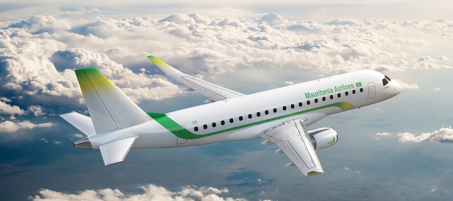 Embraer and Mauritania Airlines sign pool program agreement for new E175 Fleet