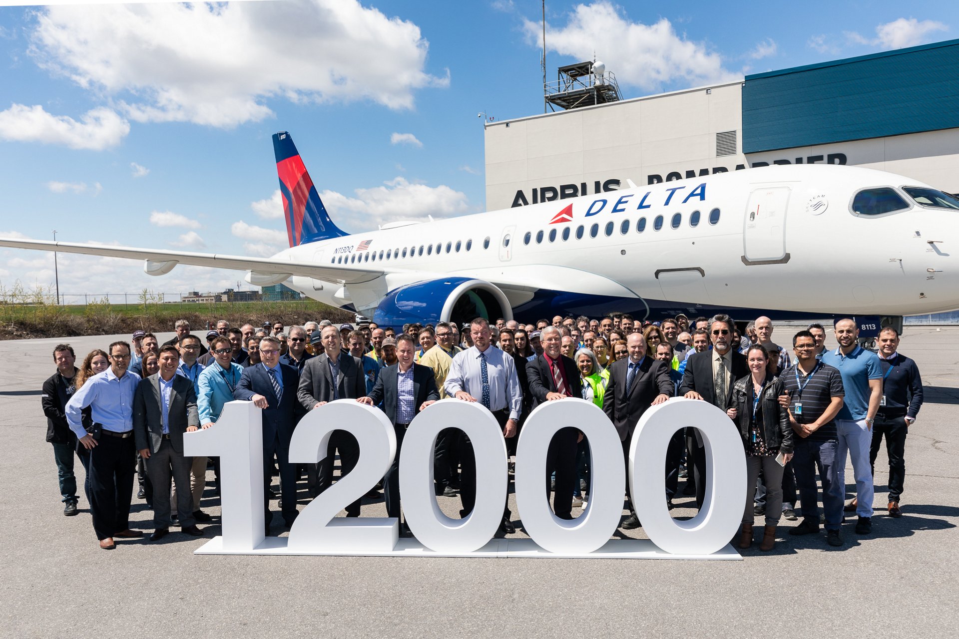 Delta Airlines takes delivery of its 12th A220-100