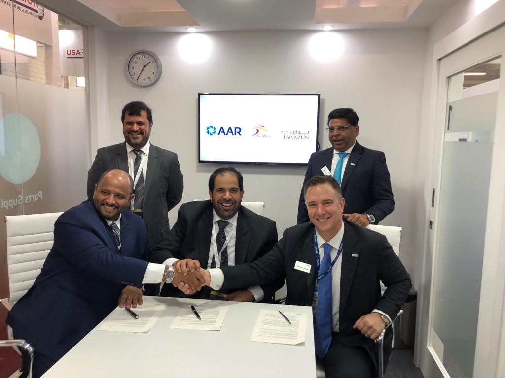 AAR, Tawazun Economic Council and Global Aerospace Logistics sign joint repair management deal
