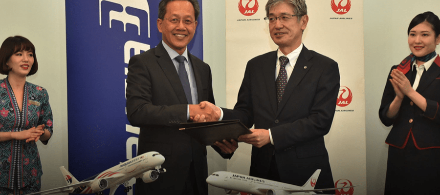 MAB and JAL pursue joint business agreement