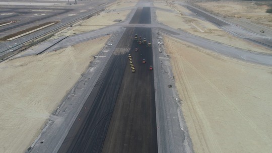 Istanbul Airport’s third runway under construction