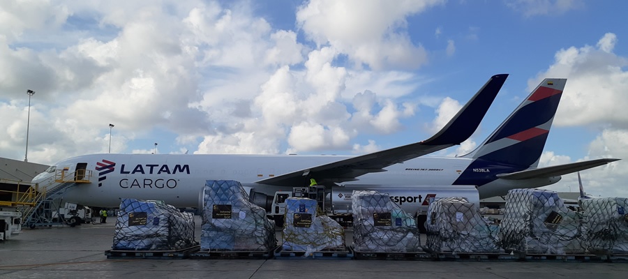 LATAM Group activates the humanitarian relief plane to aid following Hurricane Dorian