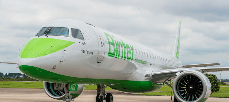Binter of Spain introduces first of five E195-E2 jets
