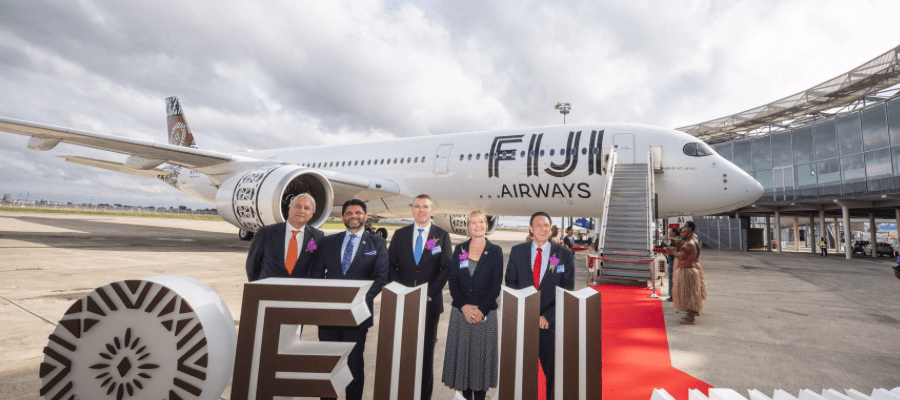 Fiji Airways receives first of two A350 XWB aircraft