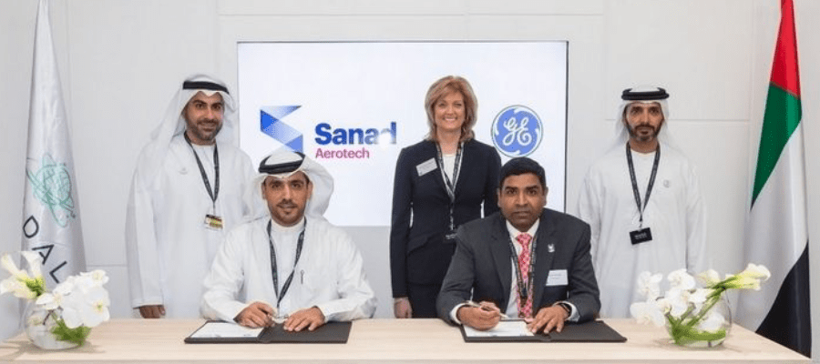 Sanad Aerotech signs MRO agreement with GE Aviation for LEAP engines