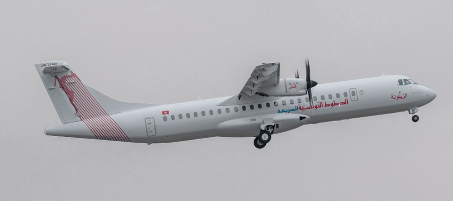 ATR delivers first of three 72-600 to Tunisair Express