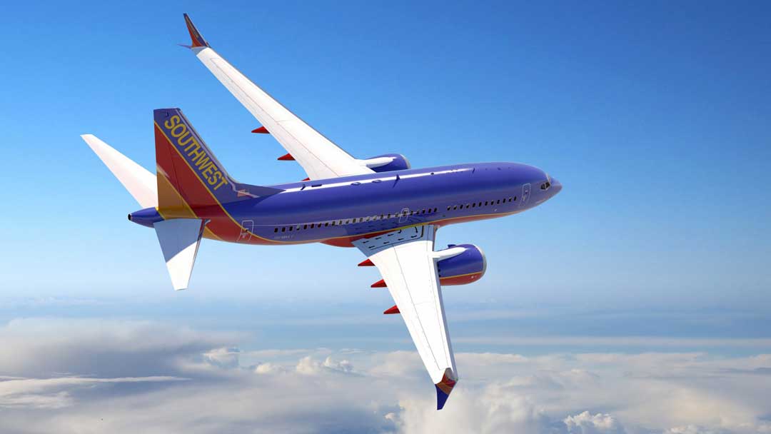 Southwest reports major fall in passenger demand