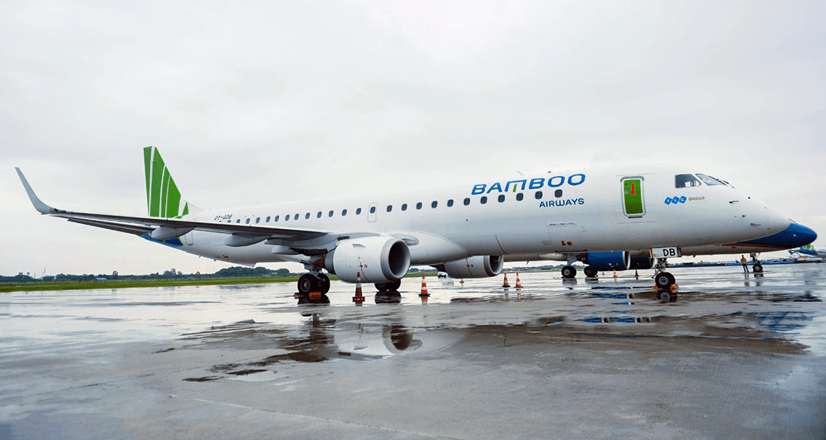 Embraer E195s make Vietnam operational debut with Bamboo Airways