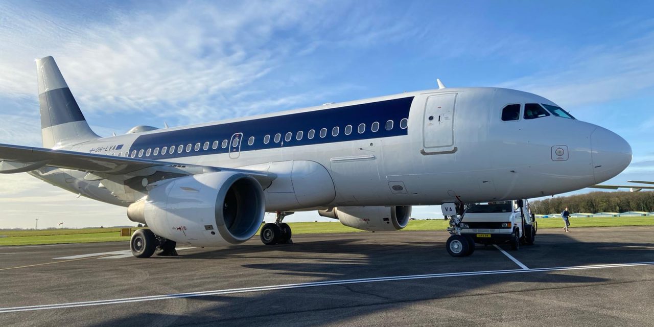 Finnair to dismantle and recycle an A319 aircraft at Helsinki Airport