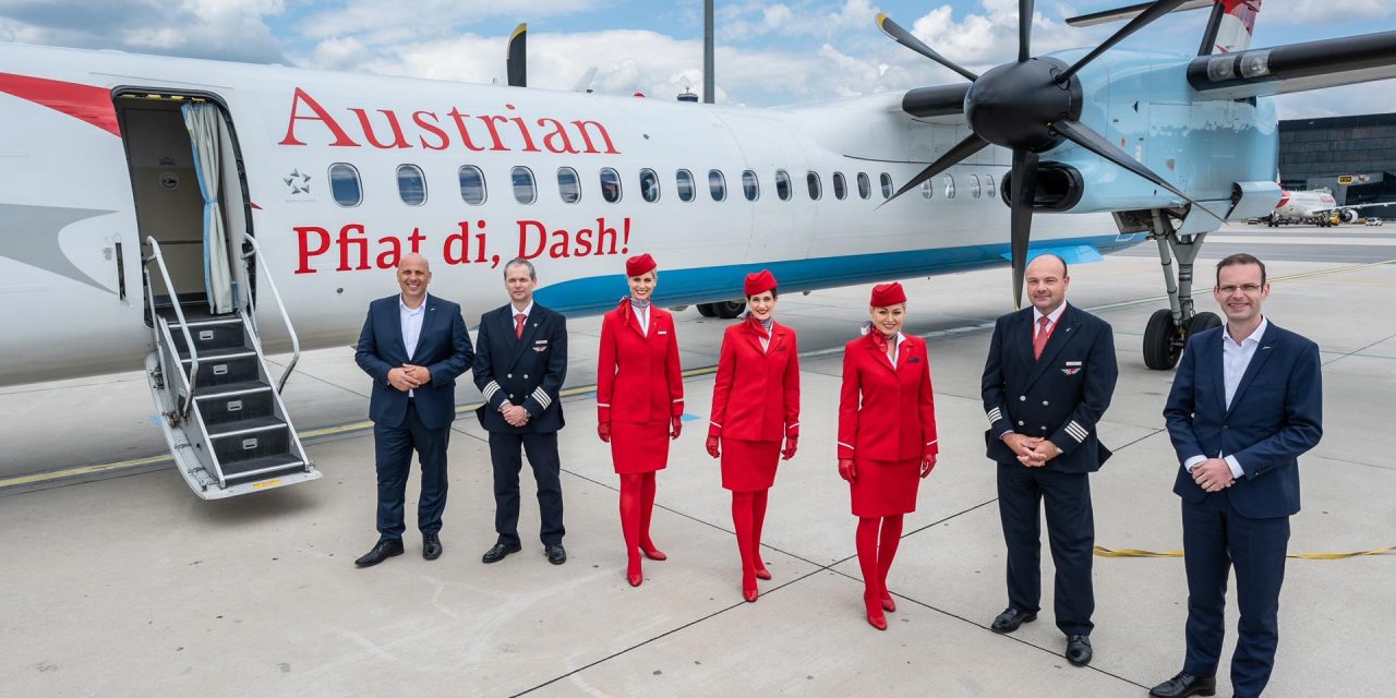 Austrian Airlines bids farewell to the last Dash aircraft