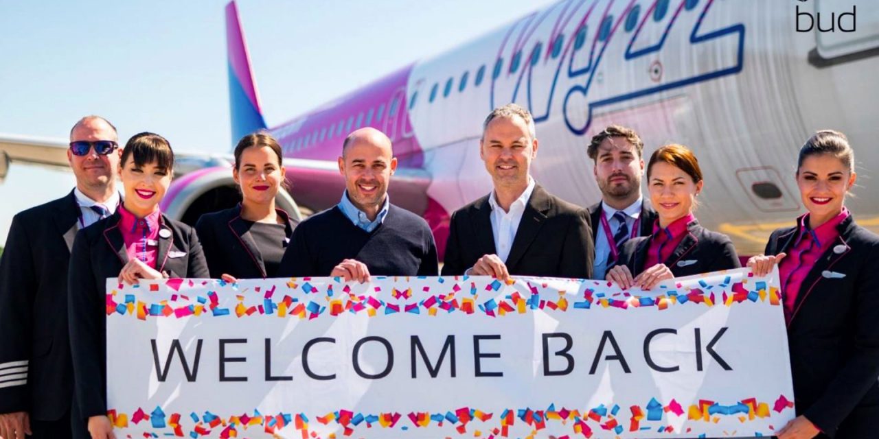 Seven cities reconnect to Budapest Airport with Wizz Air