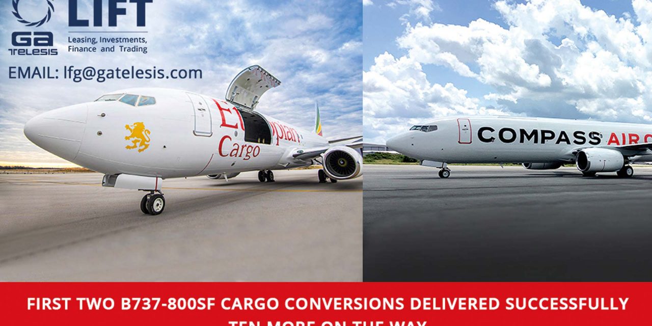 GA Telesis adds six additional firm orders for B737-800SF Cargo Conversions with AEI